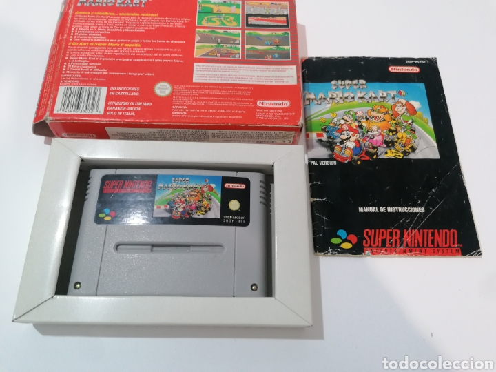 Videojuegos y Consolas: Super Mario Kart Super Nintendo Pal - Foto 2 - 303418593