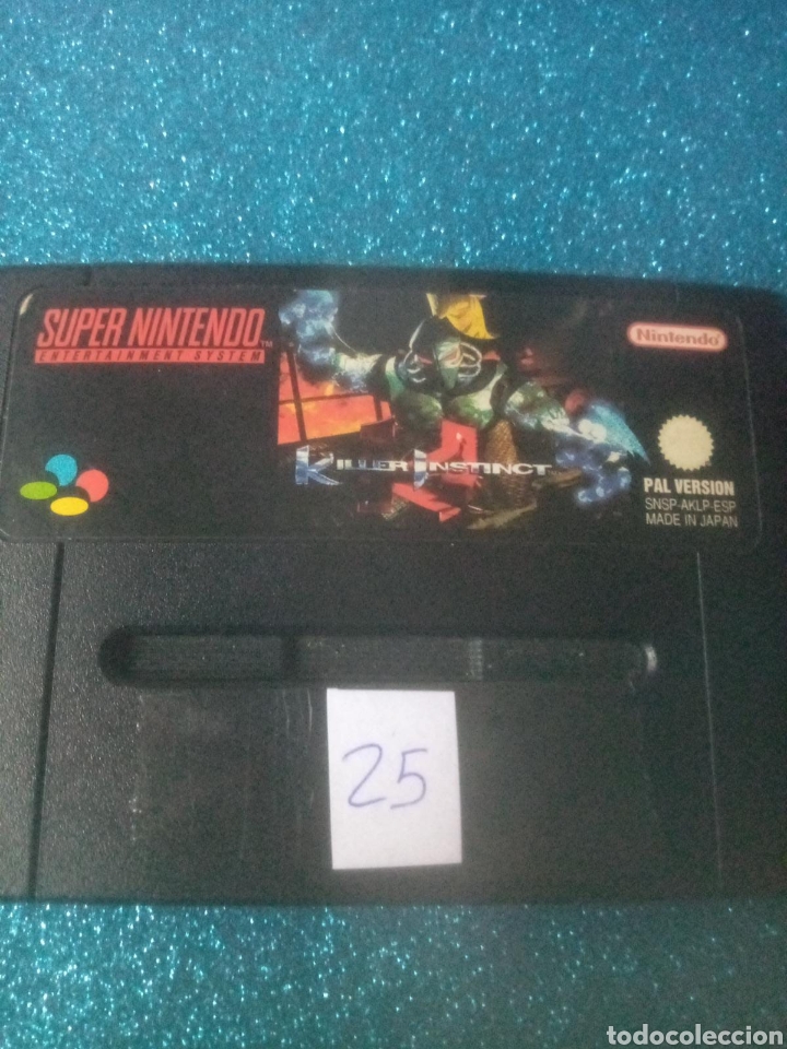 Videojuegos y consolas: Juego Super Nintendo Killer Instinct - Foto 1