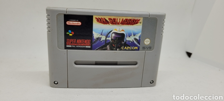 Videojuegos y consolas: SUPER NINTENDO UN SQUADRON. PAL ESP. VERSION ESPA&Ntilde;OLA. - Foto 1