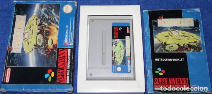 Videojuegos y consolas: Populous - SuperNintendo Entertaiment System (1992) - Foto 2