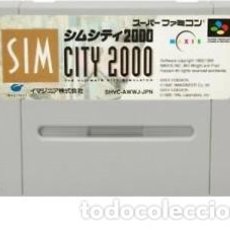 Videojuegos y Consolas: JUEGO CARTUCHO SUPER NINTENDO JAPONESA - SUPER FAMICOM - SIM CITY 2000