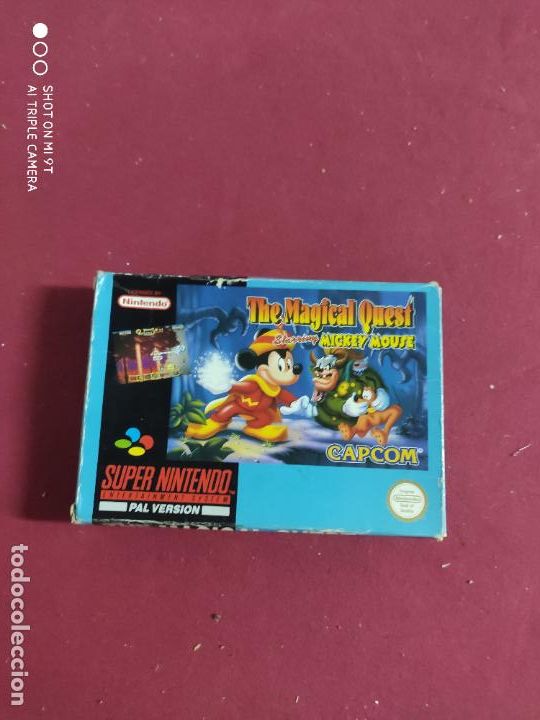 Videojuegos y consolas: the magical quest capcom version pal epa&ntilde;a - Foto 1