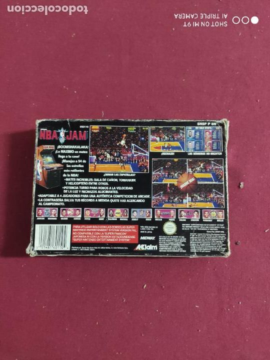Videojuegos y consolas: nba jam para nintendo pla version aklaim en espa&ntilde;ol - Foto 3