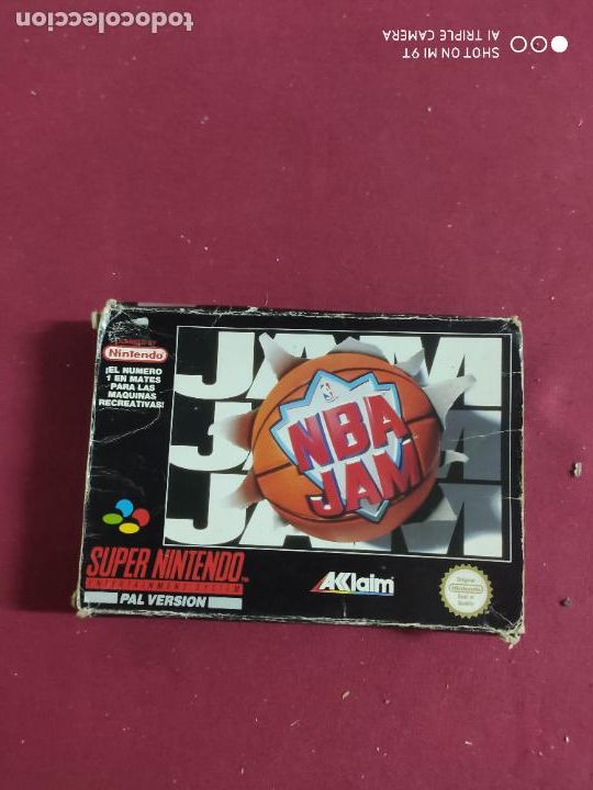 Videojuegos y consolas: nba jam para nintendo pla version aklaim en espa&ntilde;ol - Foto 1