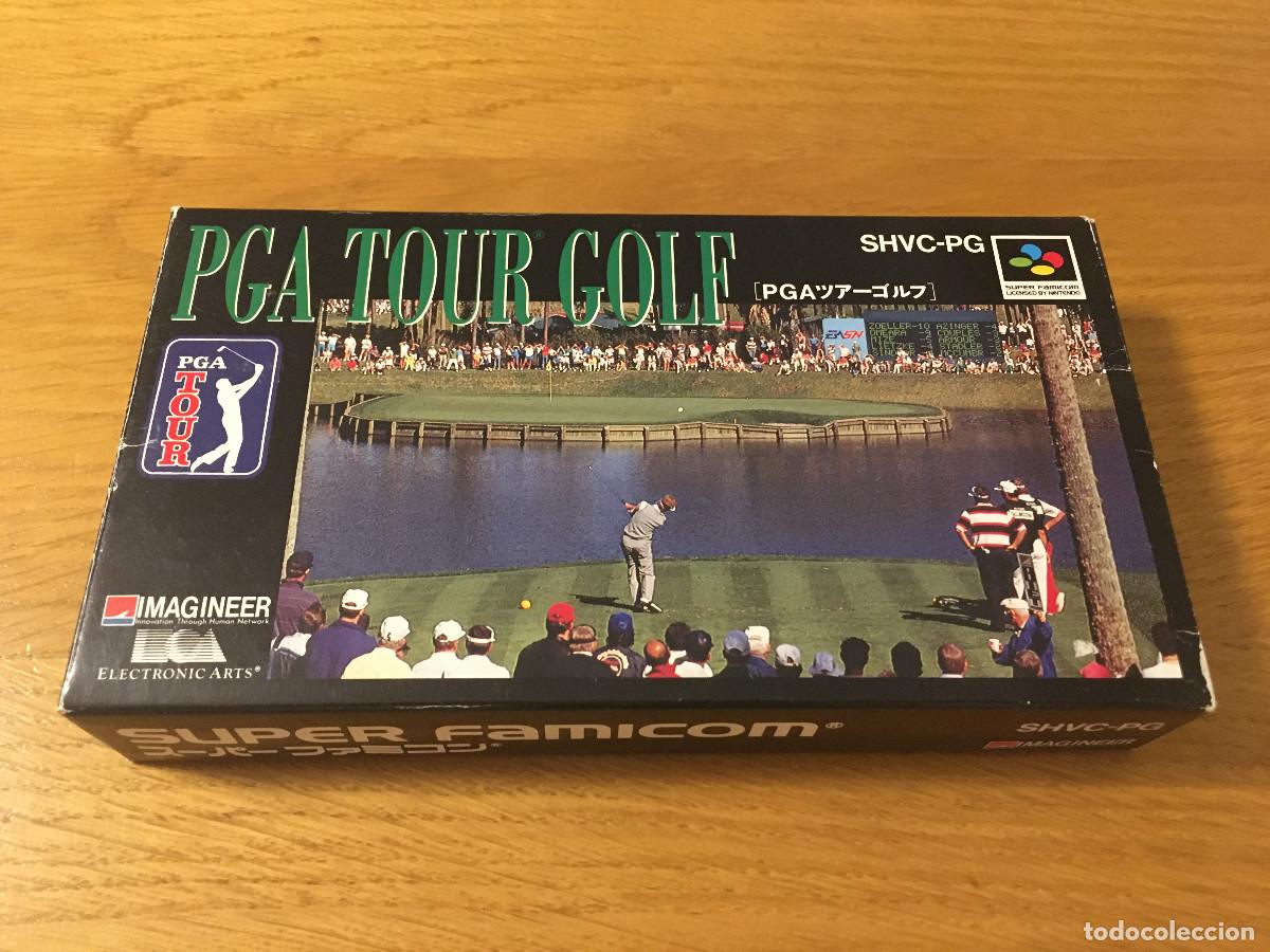 Videojuegos y consolas: PGA Tour Golf para Superfamicom, completo - Foto 1
