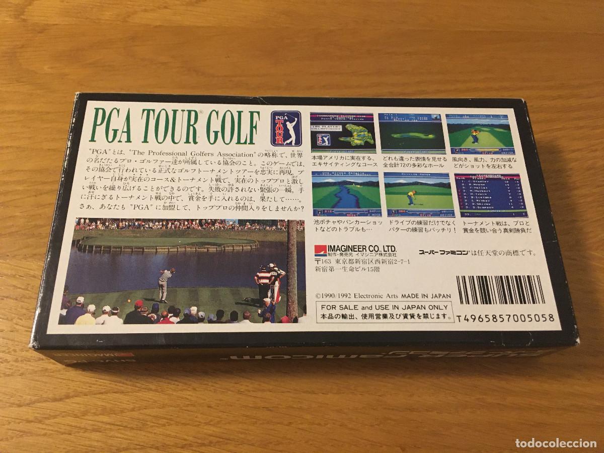 Videojuegos y consolas: PGA Tour Golf para Superfamicom, completo - Foto 2