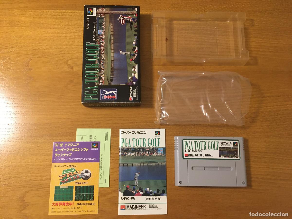 Videojuegos y consolas: PGA Tour Golf para Superfamicom, completo - Foto 5