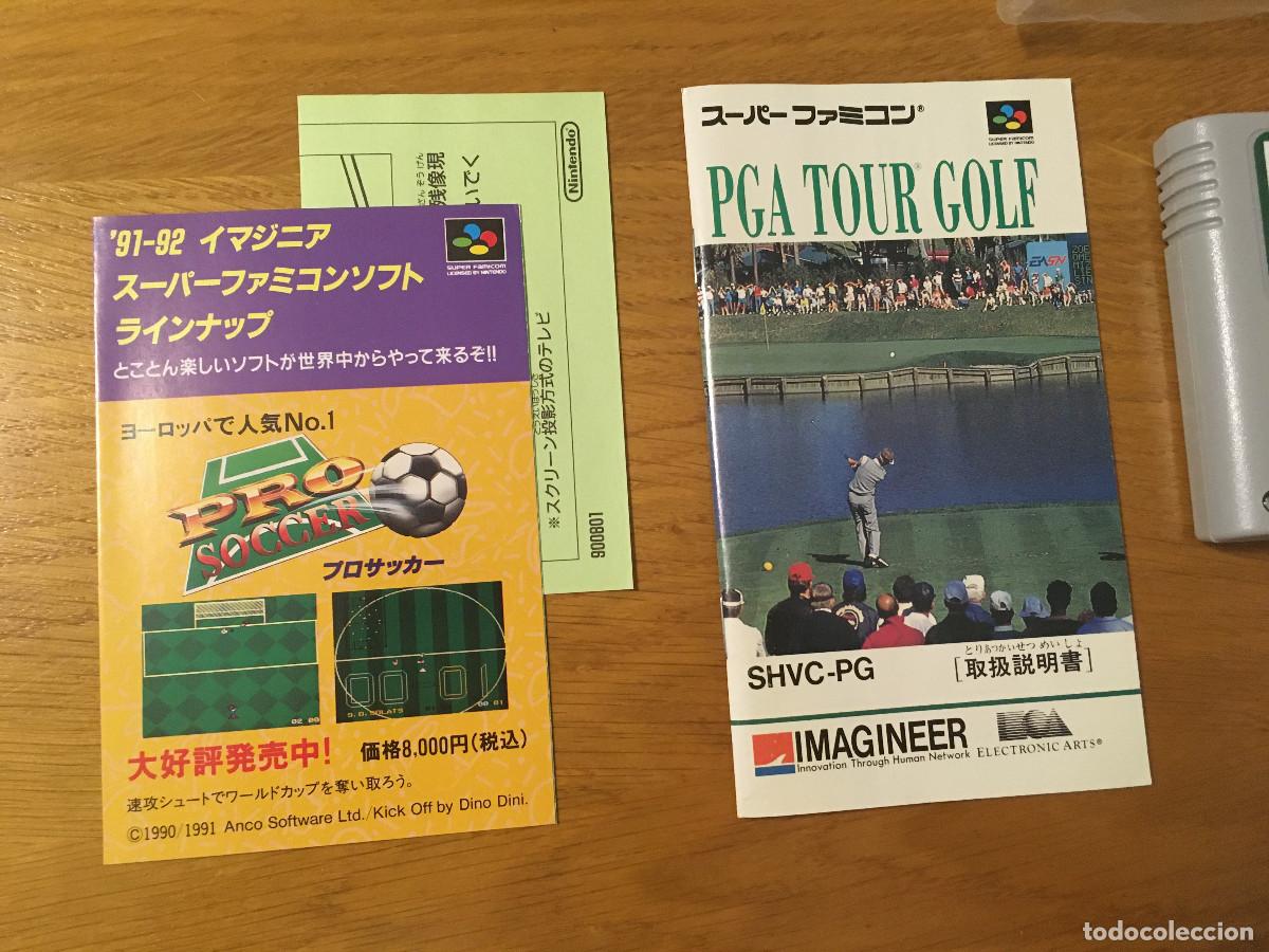 Videojuegos y consolas: PGA Tour Golf para Superfamicom, completo - Foto 6