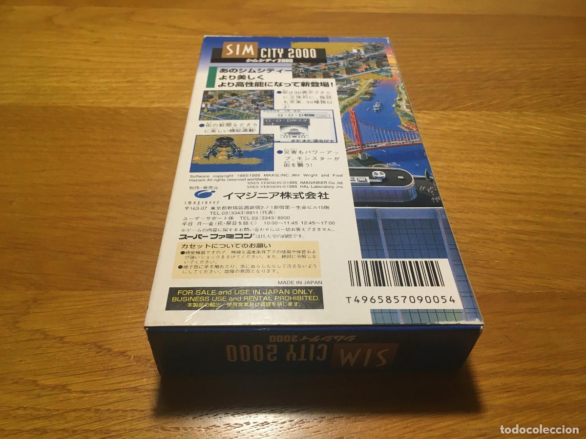 Videojuegos y consolas: Sim City 2000 para Nintendo superfamicom completo - Foto 2