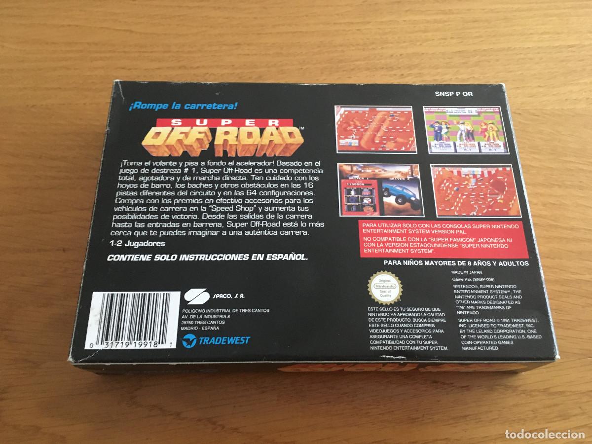 Videojuegos y consolas: Super off-road para Supernintendo Pal ESP - Foto 2