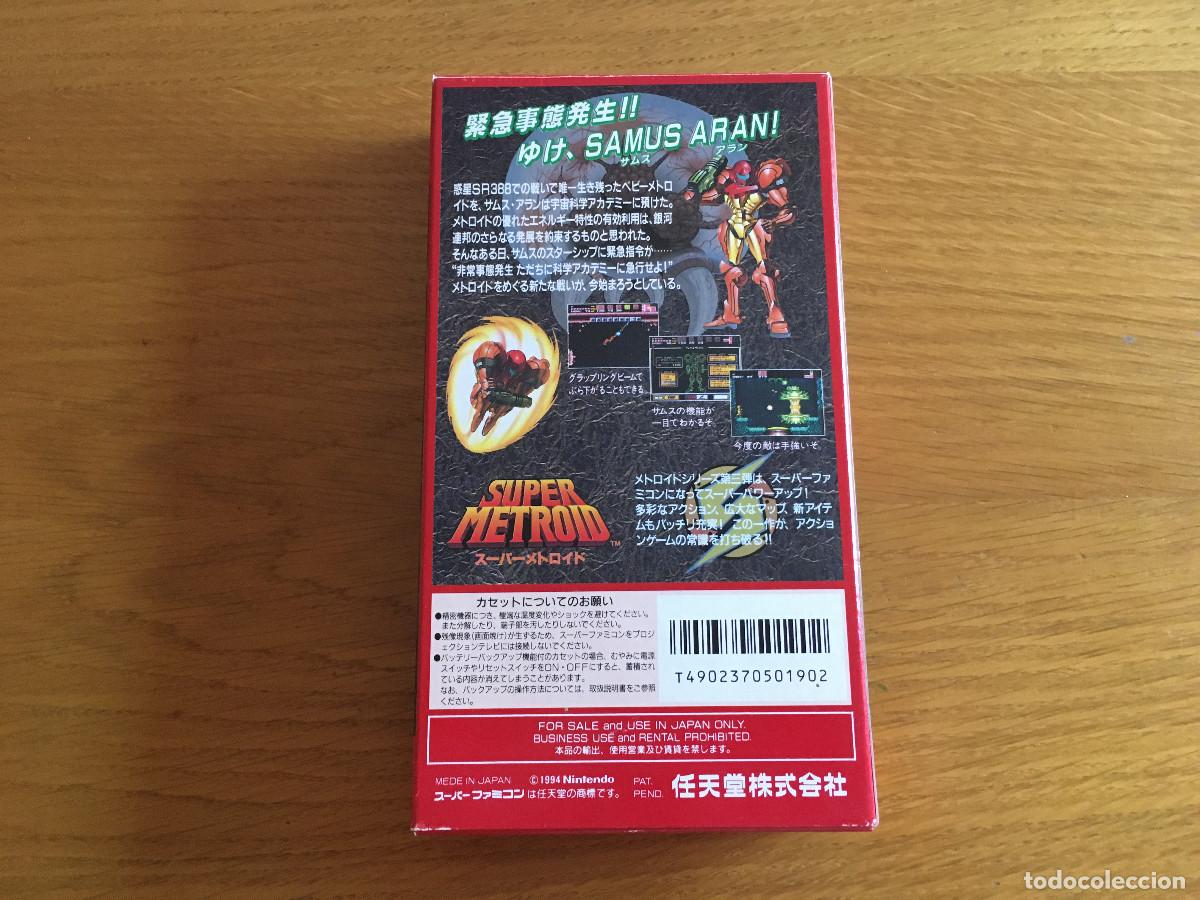 Videojuegos y consolas: Super metroid para Superfamicom, completo - Foto 2