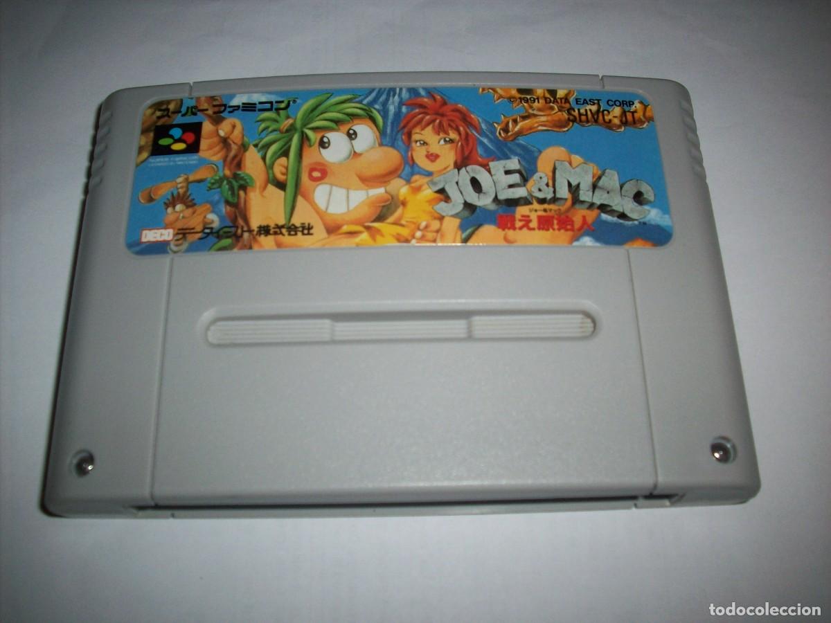 Original Super Joe&Mac Caveman Ninja Súper Famicom nintendo Snes joe mac east