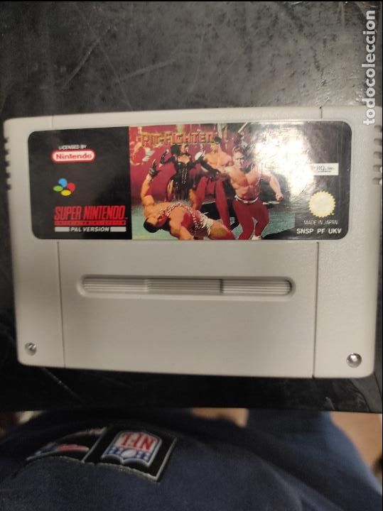 Videojuegos y consolas: PItfighter Pit fighter - Super Nintendo SNES - PAL - Foto 1