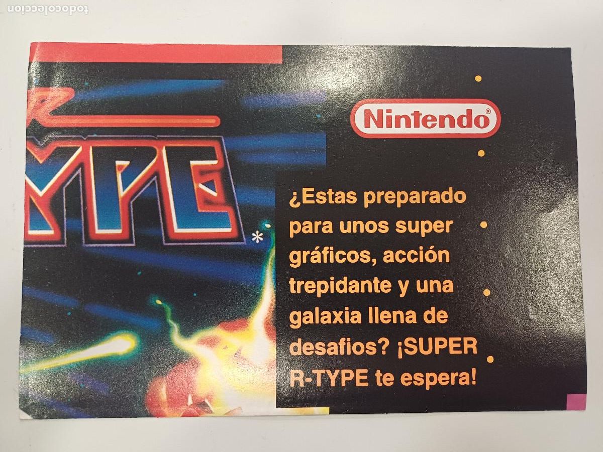 Videojuegos y consolas: POSTER SUPER NINTENDO/SUPER R-TYPE/NUEVO&iexcl;&iexcl;&iexcl;&iexcl;&iexcl;&iexcl;&iexcl;&iexcl;&iexcl;&iexcl;. - Foto 2