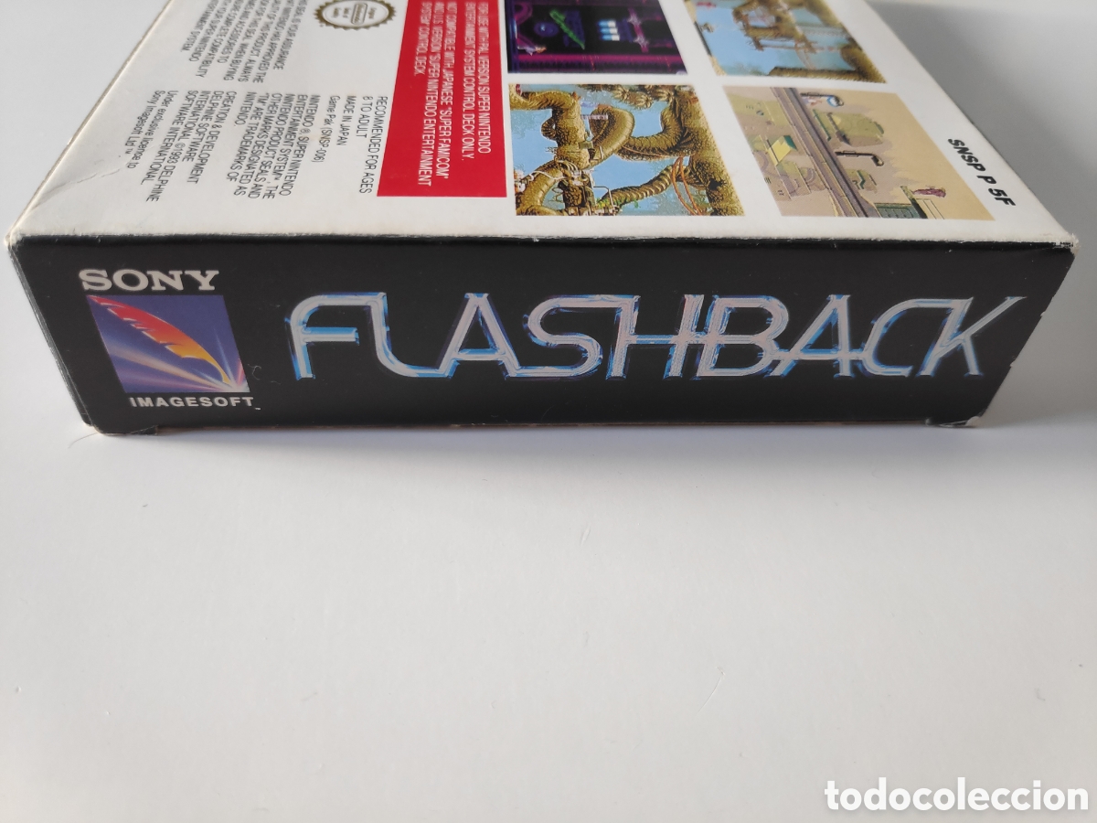 Videojuegos y consolas: Juego Flashback SNES Super nintendo PAL - Foto 8