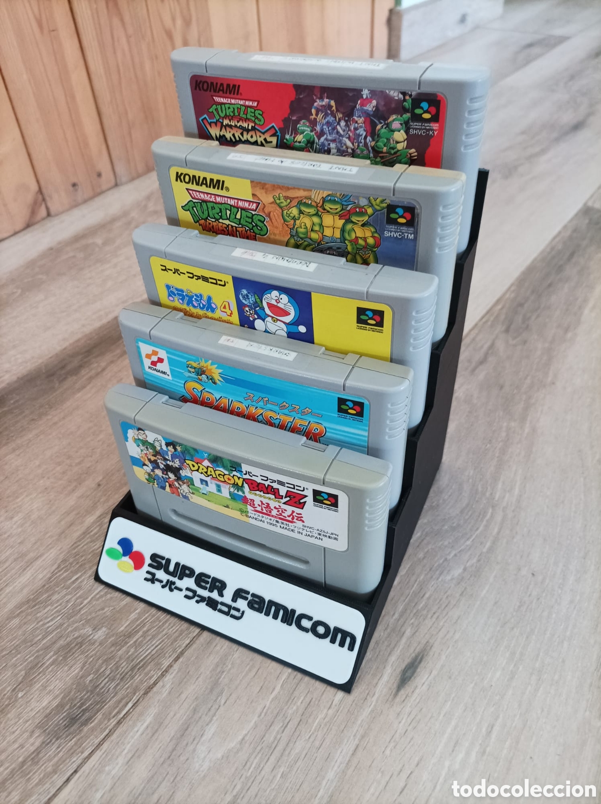 Videojuegos y consolas: Soporte juegos s&uacute;per famicom - Foto 1