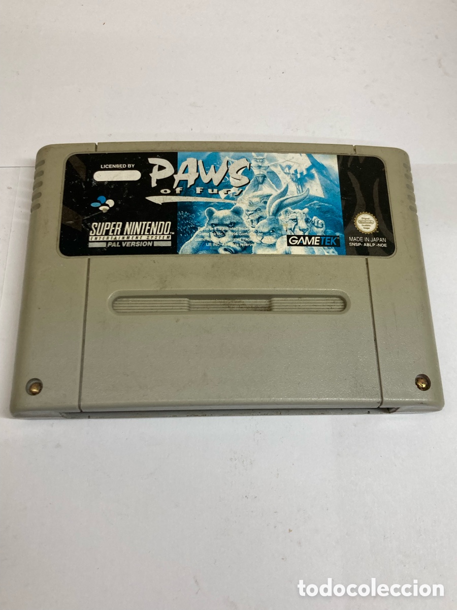 Videojuegos y consolas: Juego Super Nintendo Paws /4 - Foto 1
