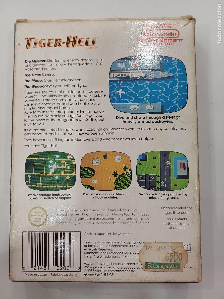 Videojuegos y consolas: TIGER HELI/NINTENDO NES. - Foto 7