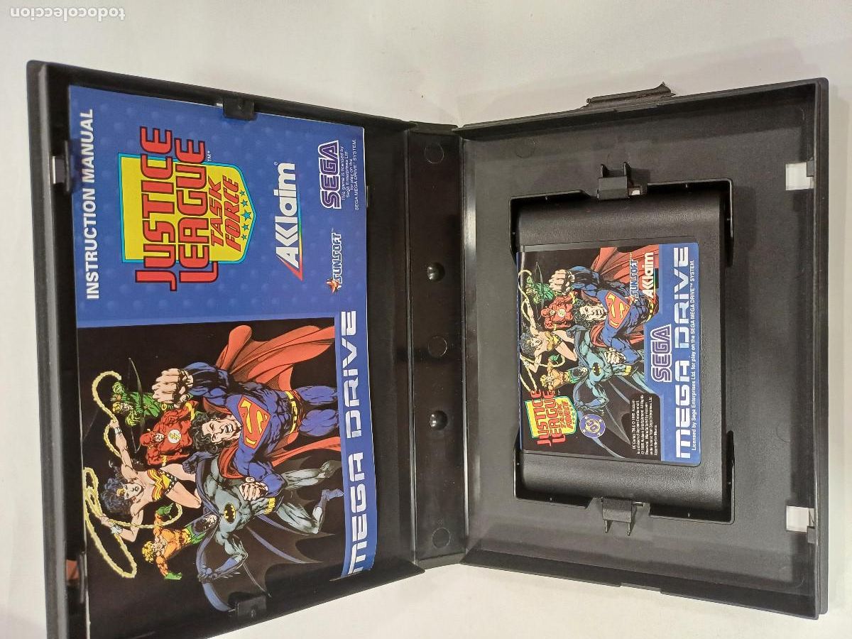 Videojuegos y consolas: JUSTICE LEAGUE/TASK FORCE/MEGA DRIVE. - Foto 2