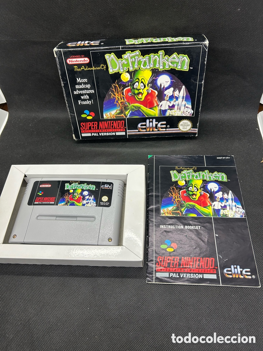 Videojuegos y consolas: S&uacute;per Nintendo Dr.Franken - Foto 7