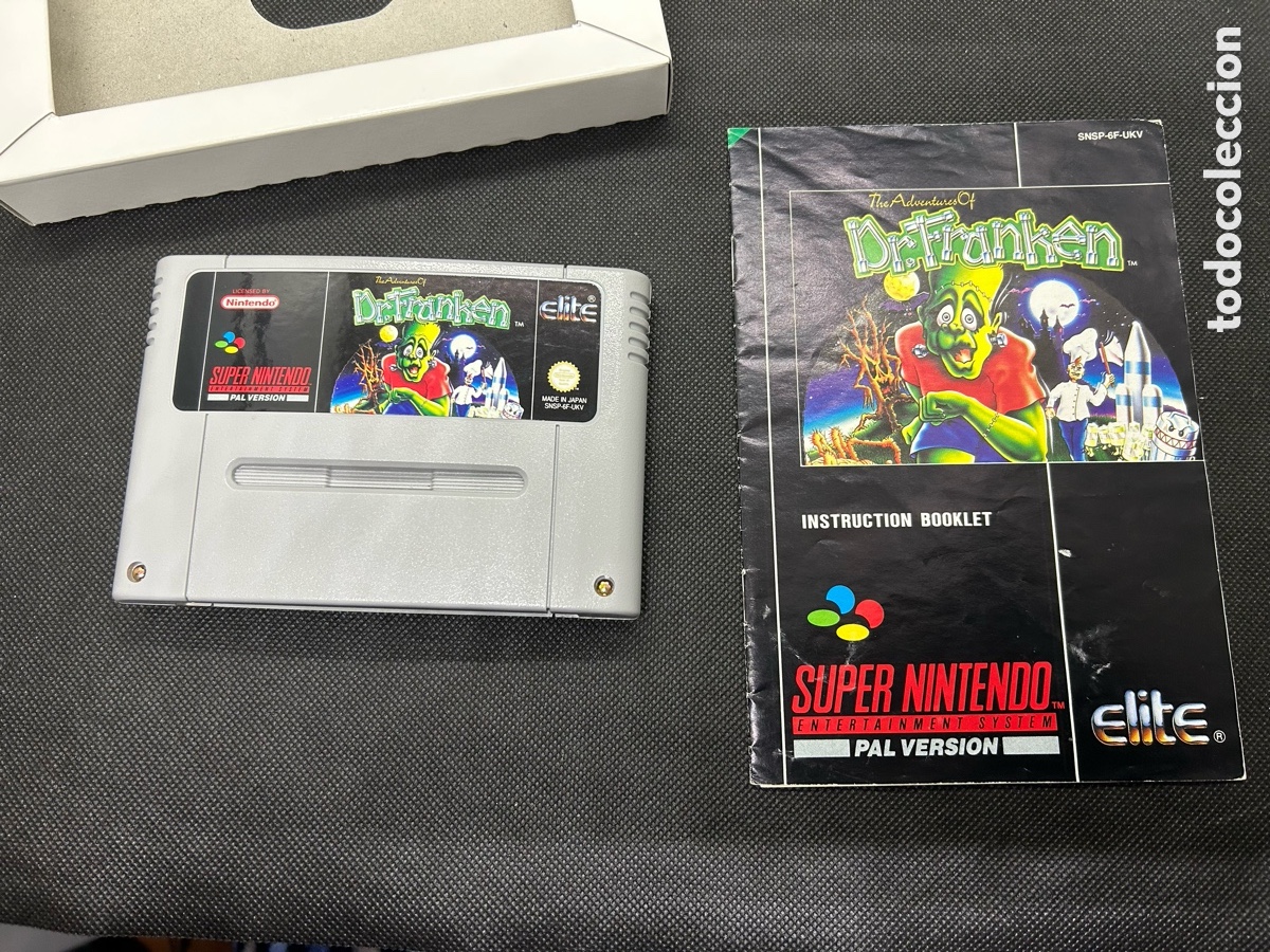 Videojuegos y consolas: S&uacute;per Nintendo Dr.Franken - Foto 8