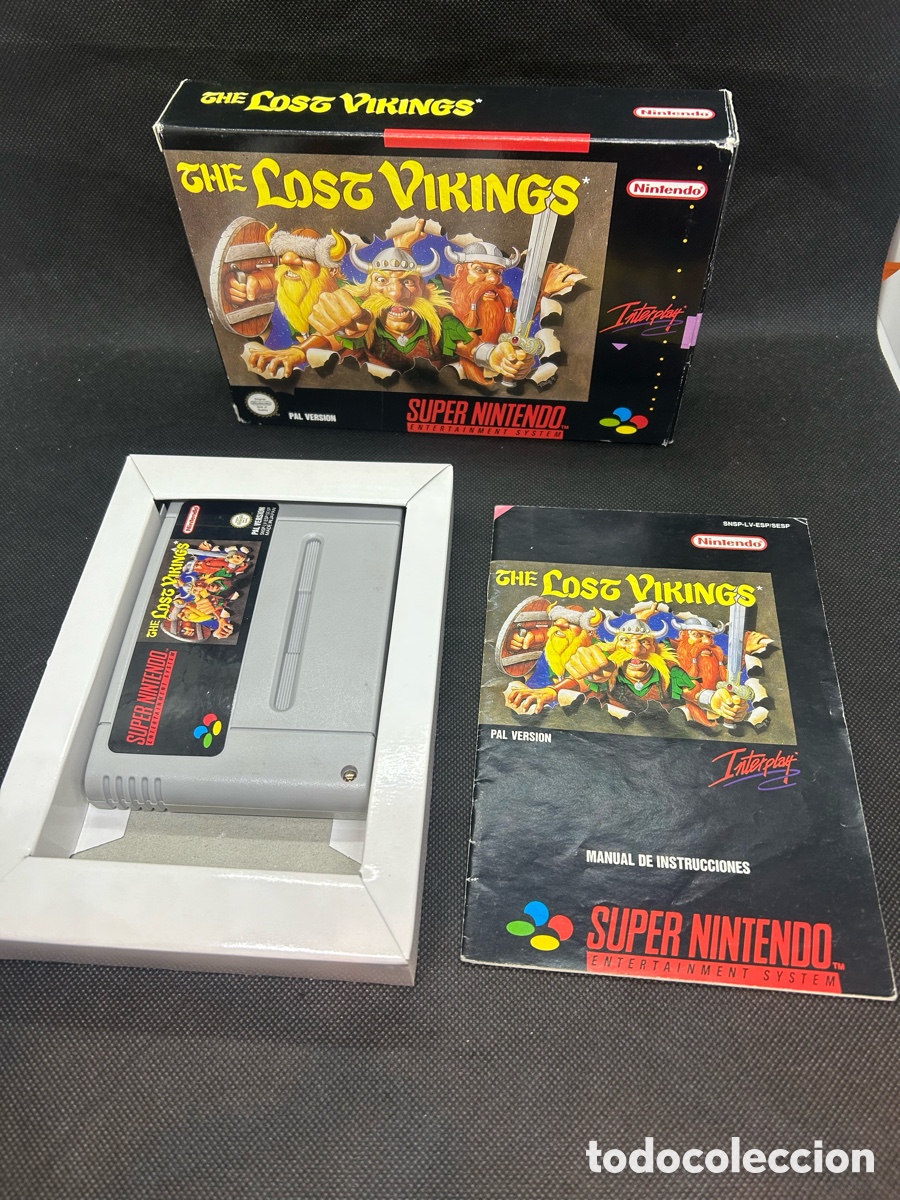 Videojuegos y consolas: S&uacute;per Nintendo The Lost Vikings - Foto 7