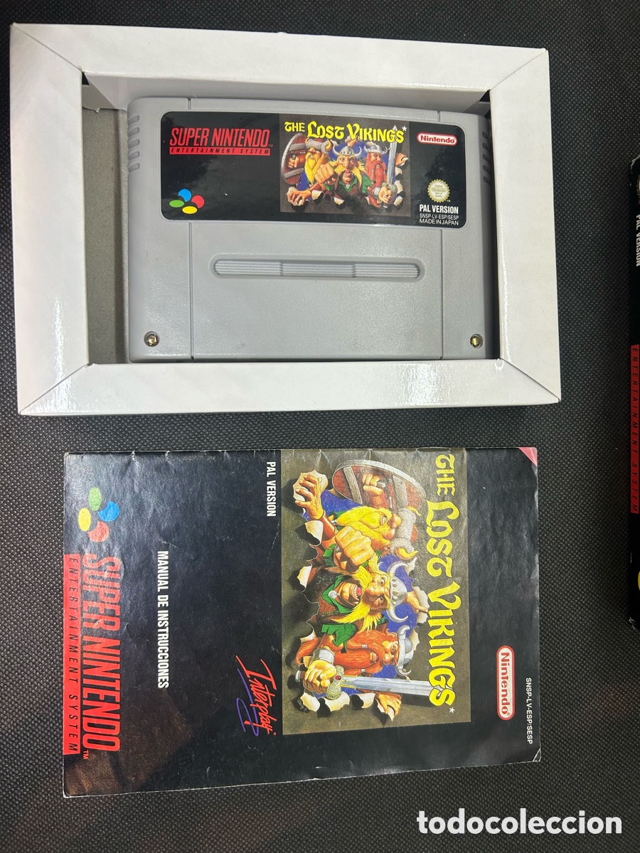 Videojuegos y consolas: S&uacute;per Nintendo The Lost Vikings - Foto 8