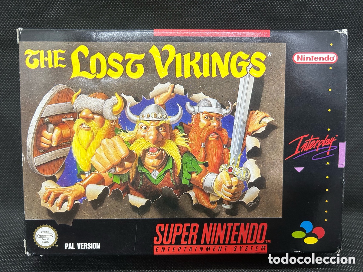 Videojuegos y consolas: S&uacute;per Nintendo The Lost Vikings - Foto 1