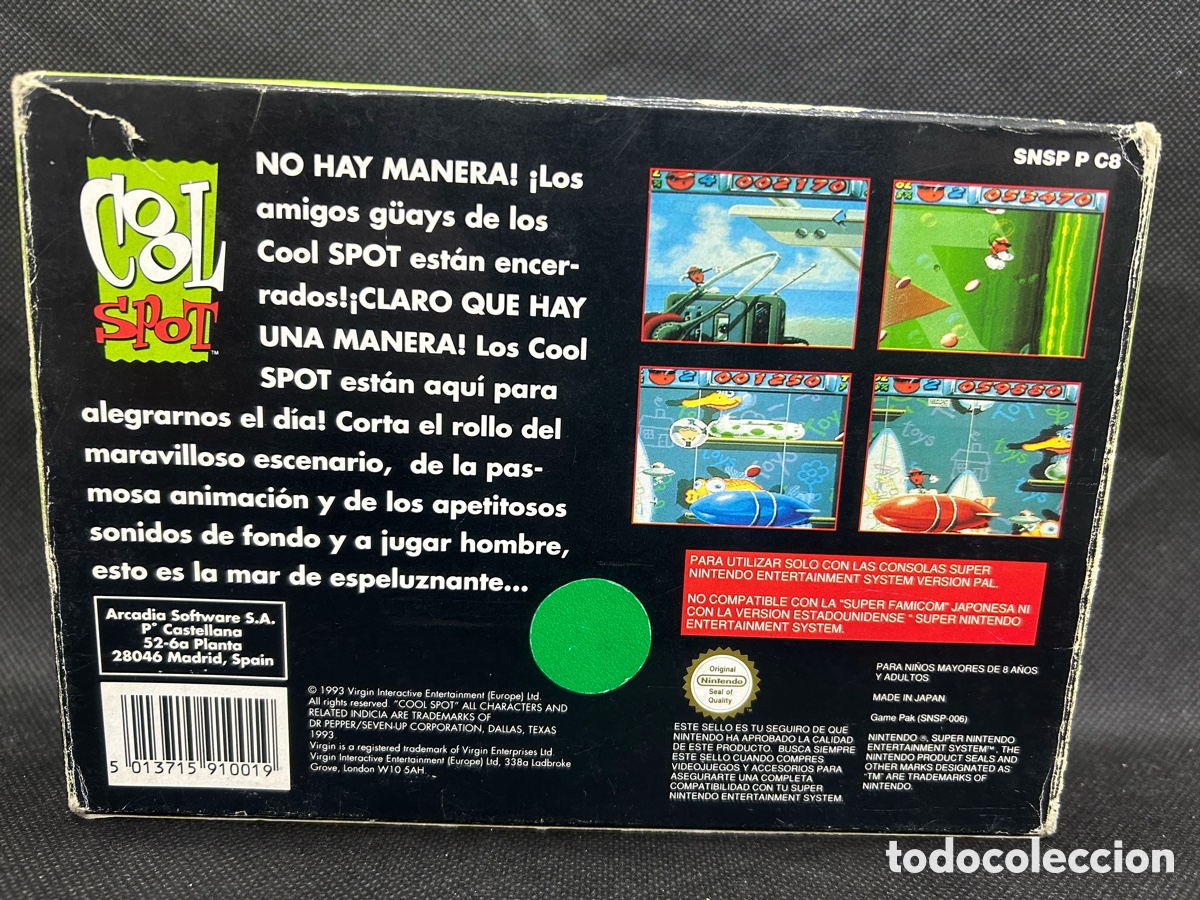 Videojuegos y consolas: S&uacute;per Nintendo Cool Spot - Foto 2