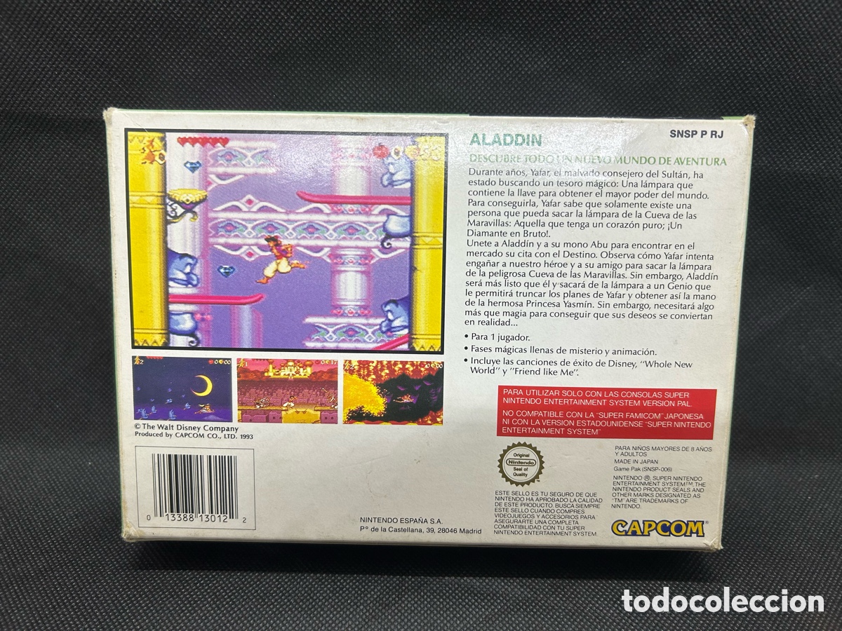 Videojuegos y consolas: S&uacute;per Nintendo Aladdin - Foto 2