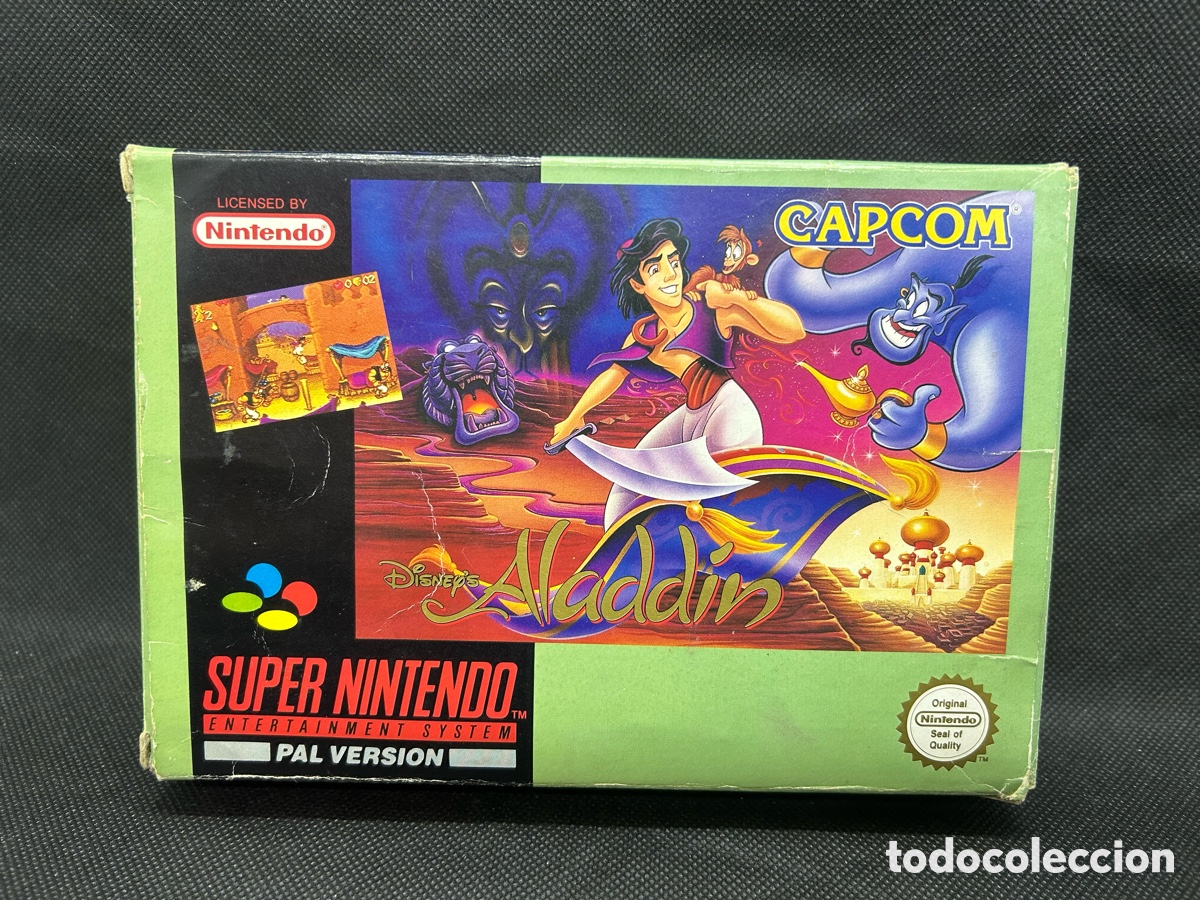 Videojuegos y consolas: S&uacute;per Nintendo Aladdin - Foto 1