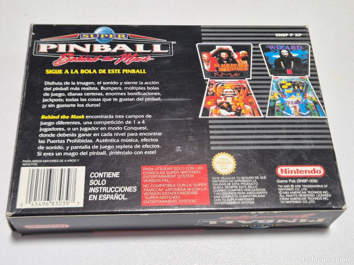 Videojuegos y consolas: SUPER PINBALL BEHIND THE MASK - Foto 2