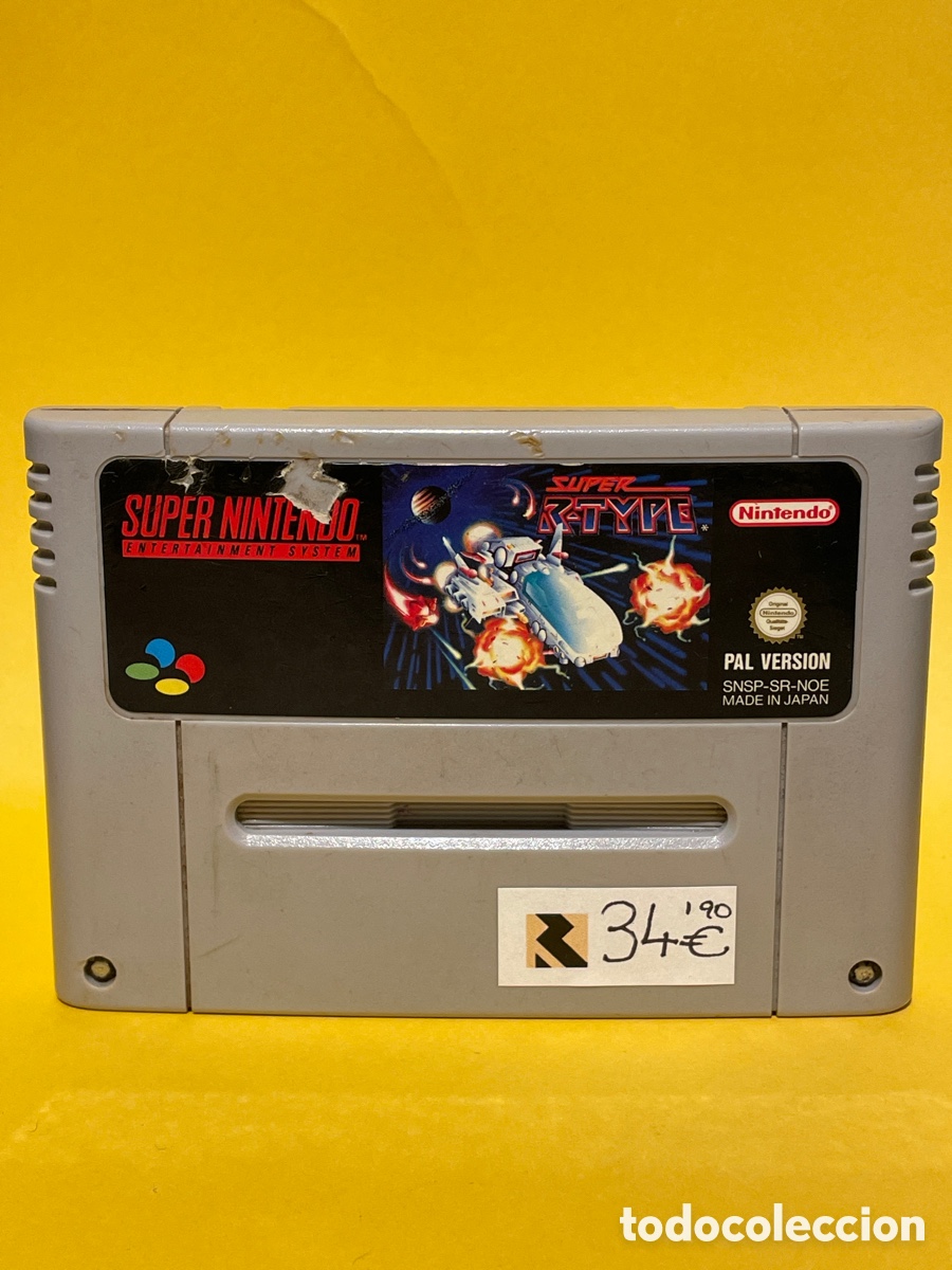 Videojuegos y consolas: Super r type super nintendo - Foto 1