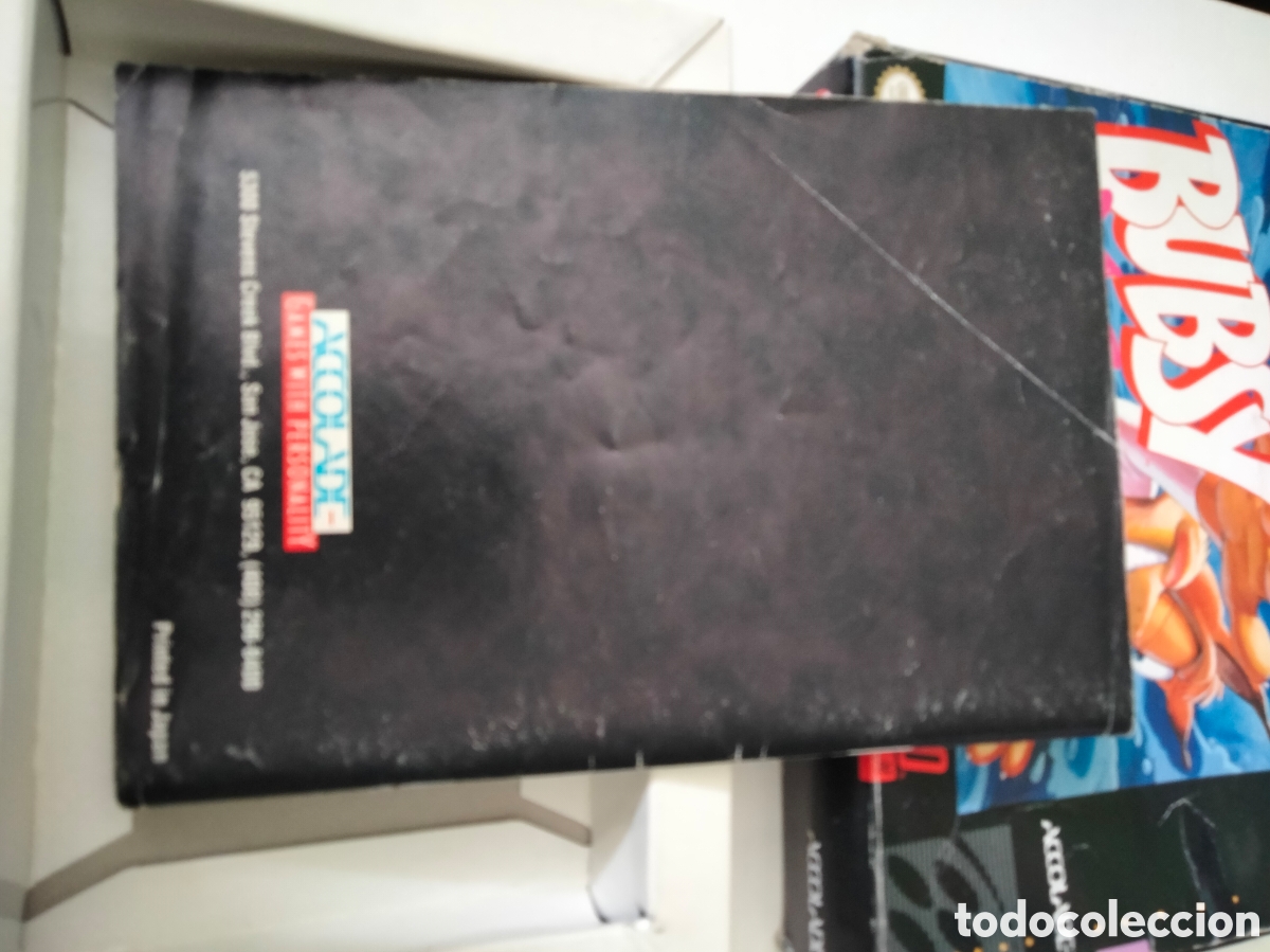 Videojuegos y consolas: Caja , insert y manual Bubsy S&uacute;per Nintendo - Foto 3