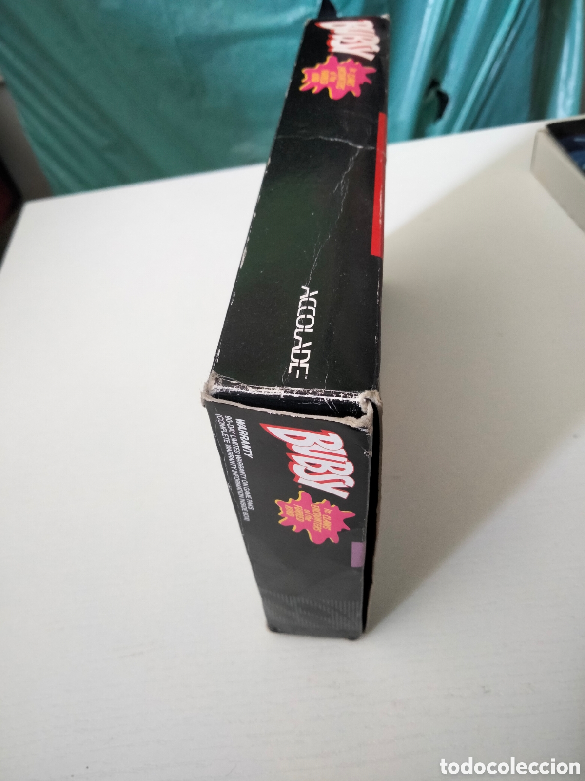Videojuegos y consolas: Caja , insert y manual Bubsy S&uacute;per Nintendo - Foto 6