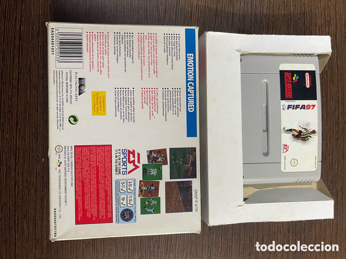 Videojuegos y consolas: FIFA 97,consola Super Nintendo - Foto 2