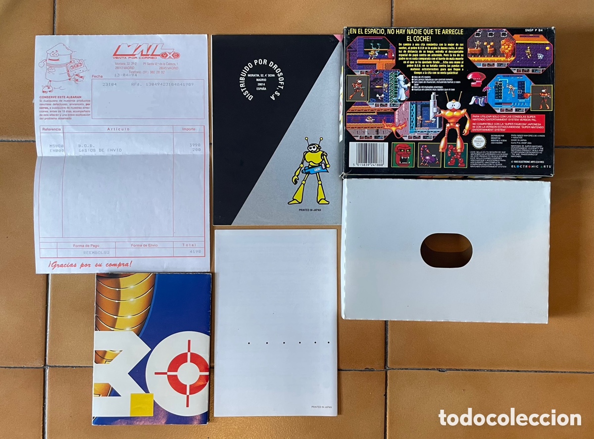 Videojuegos y consolas: Juego B.O.B de Super Nintendo 16 Bits - Foto 2