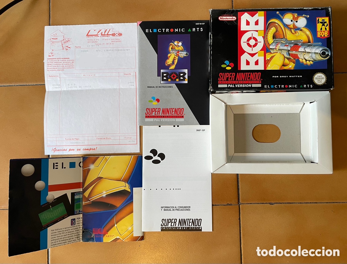 Videojuegos y consolas: Juego B.O.B de Super Nintendo 16 Bits - Foto 1