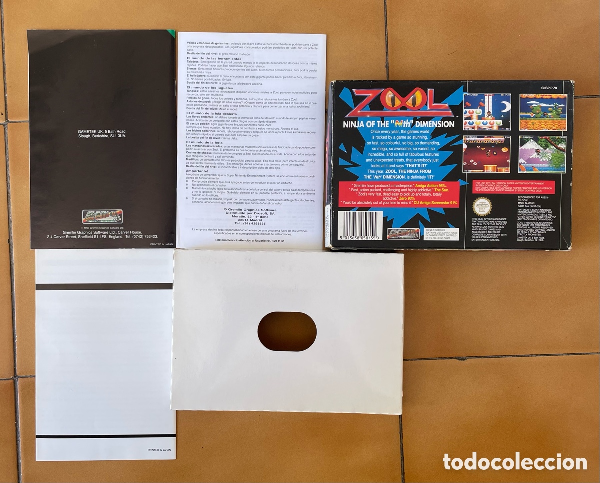 Videojuegos y consolas: Juego Zool de Super Nintendo 16 Bits - Foto 2