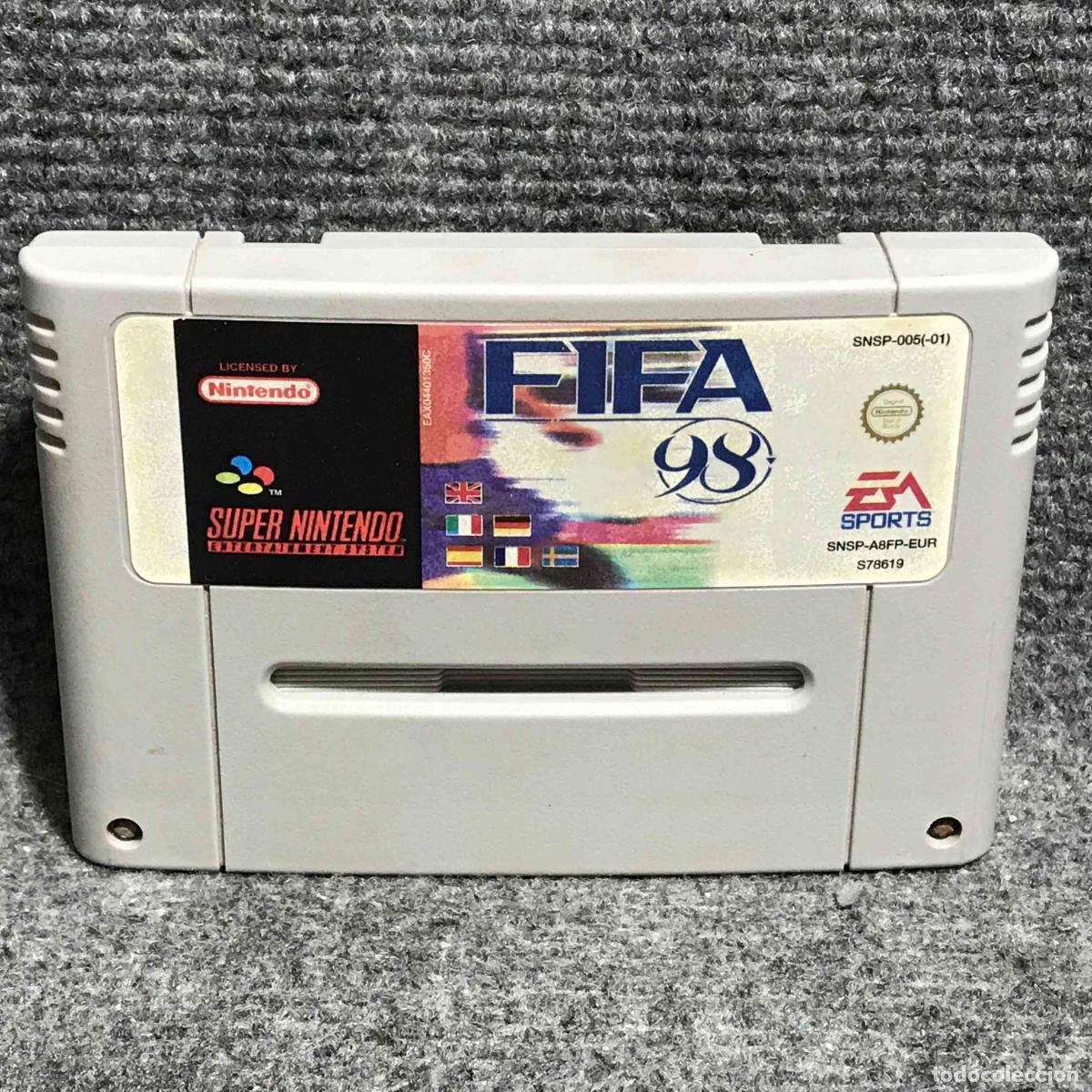 Videojuegos y consolas: FIFA 98 SUPER NINTENDO SNES - Foto 1