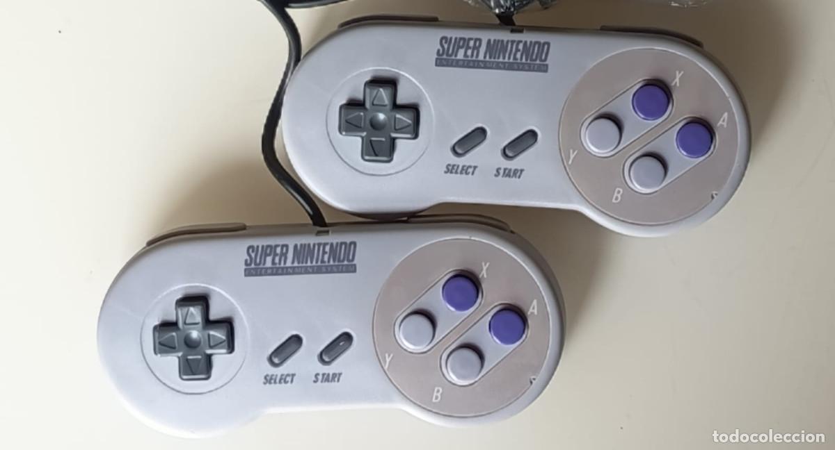 Videojuegos y consolas: Raro !! Super Nintendo Controller Set - PACK 2 Mandos 1991 - Foto 11