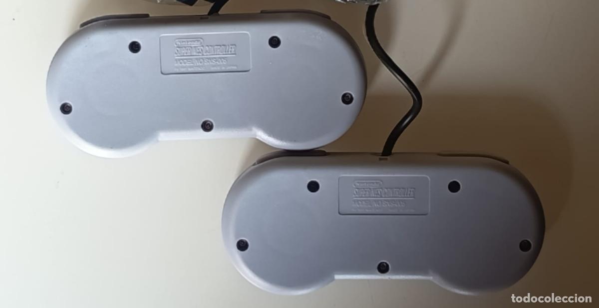 Videojuegos y consolas: Raro !! Super Nintendo Controller Set - PACK 2 Mandos 1991 - Foto 12