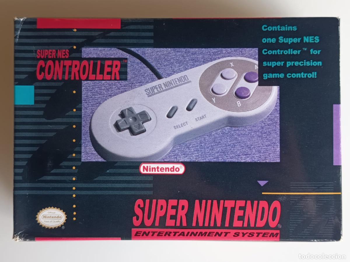 Videojuegos y consolas: Raro !! Super Nintendo Controller Set - PACK 2 Mandos 1991 - Foto 1