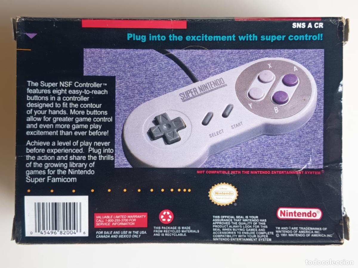 Videojuegos y consolas: Raro !! Super Nintendo Controller Set - PACK 2 Mandos 1991 - Foto 2