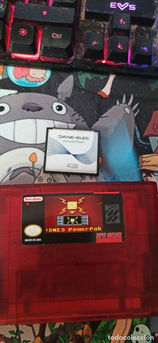 Videojuegos y consolas: SNES POWERPAK + COMPACT FLASH DANE-ELEC 4GB - Foto 1