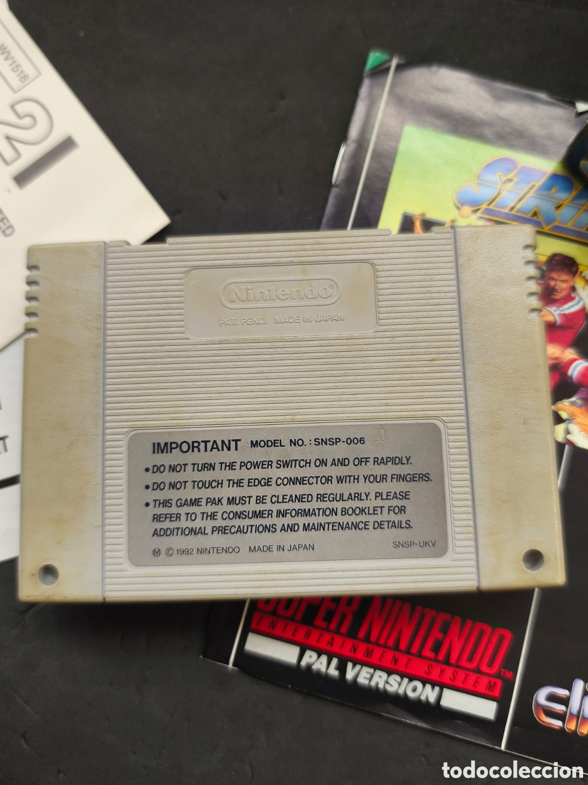 Videojuegos y consolas: Super Nintendo Striker uk - Foto 6