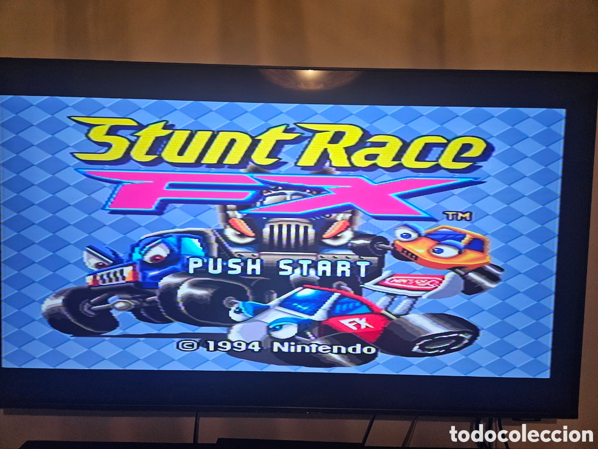 Videojuegos y consolas: Snes juego Stunt Race - Foto 3