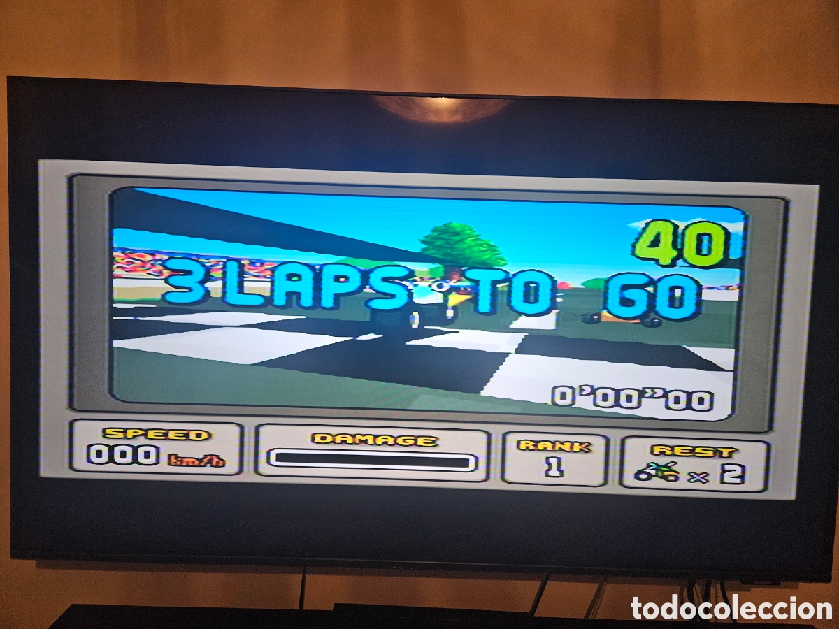 Videojuegos y consolas: Snes juego Stunt Race - Foto 4
