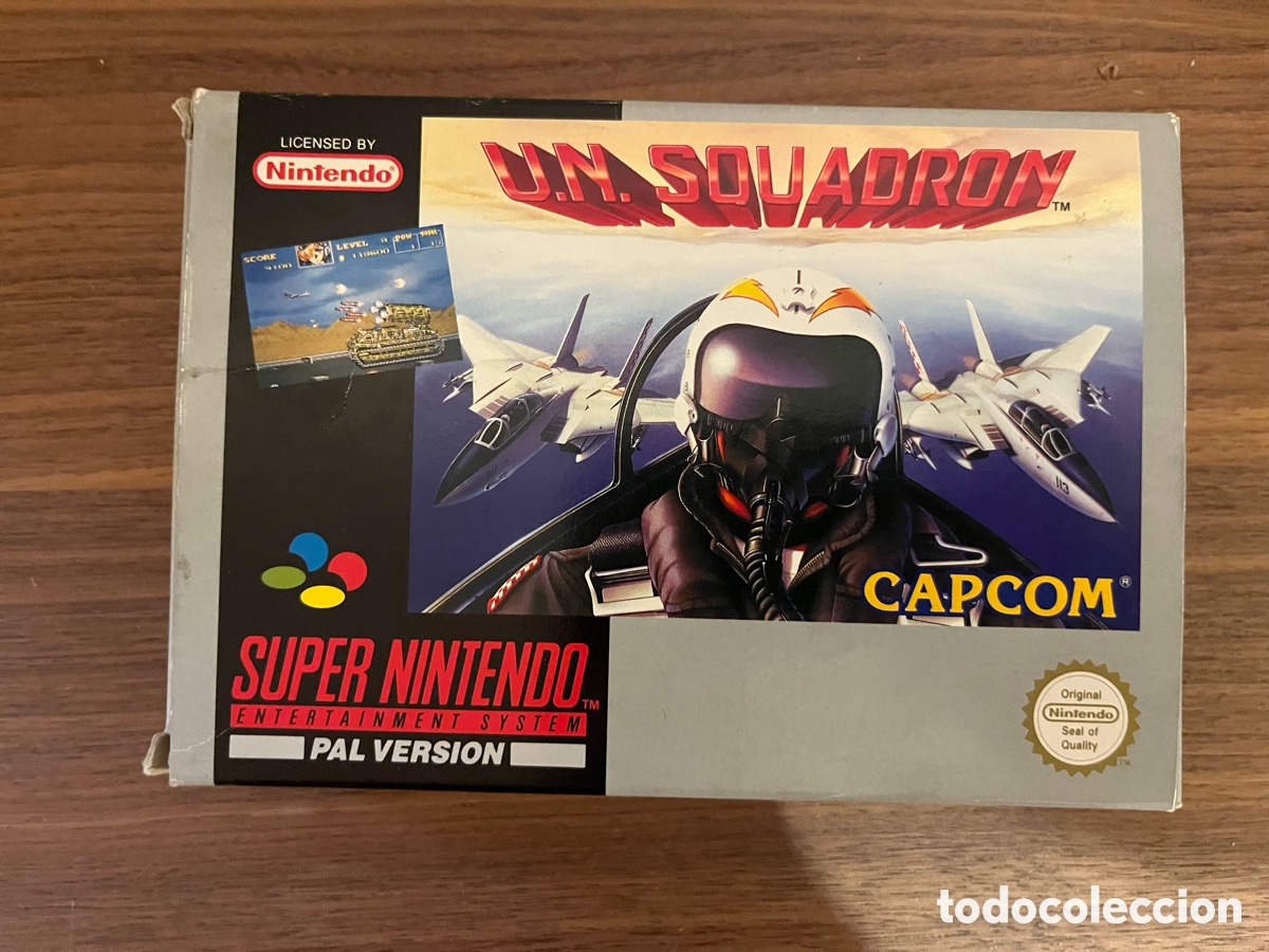 Videojuegos y consolas: U.N. Squadron pal esp super nintendo - Foto 1