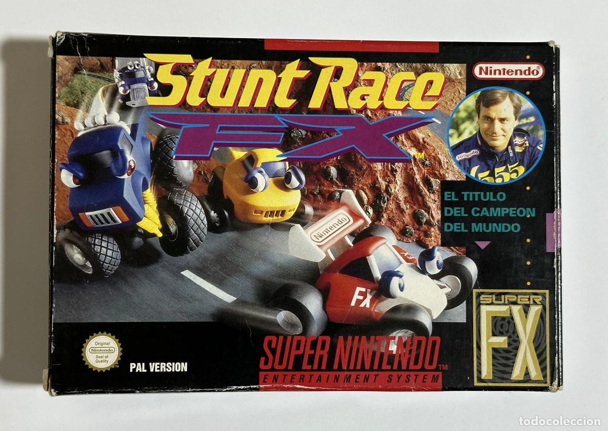 Videojuegos y consolas: Stunt Race FX SNES PAL ESP - Foto 2